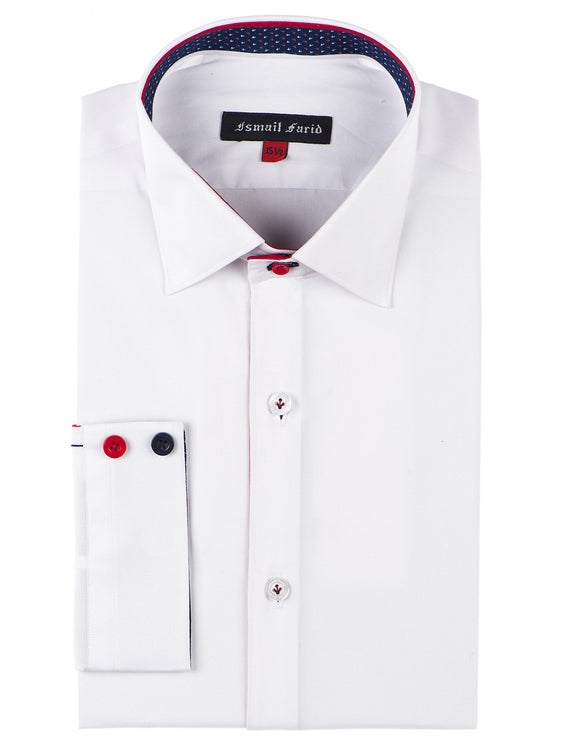 WHITE DESIGN SHIRT
