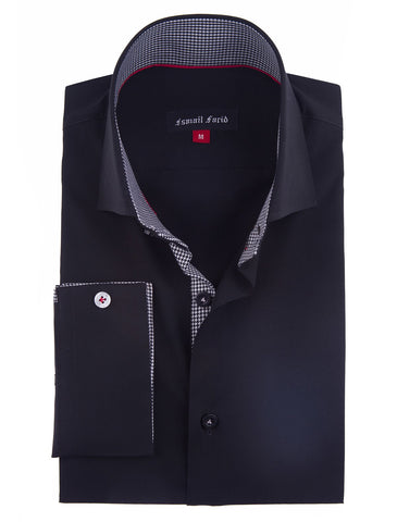 BLACK SPORTS SHIRT (CUF)