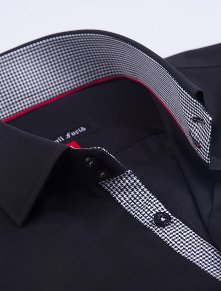 BLACK SPORTS SHIRT (CUF)