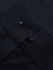 BLACK MANDARIN COLLAR SHIRT