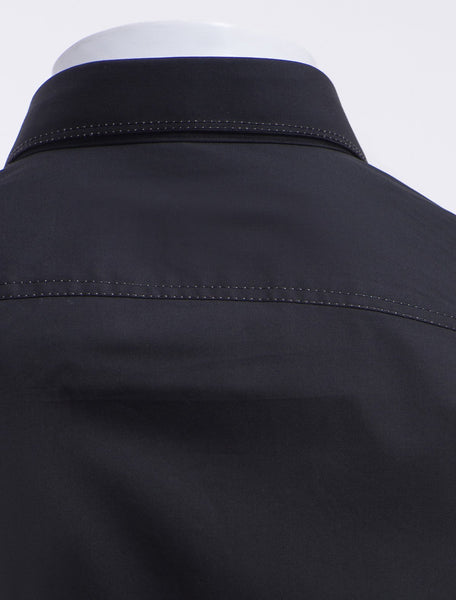 BLACK DESIGNED SHIRT