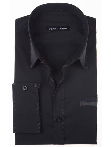 BLACK DESIGNED SHIRT