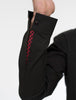 BLACK SHIRT WITH CONTRAST COLLAR