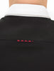 BLACK SHIRT WITH CONTRAST COLLAR