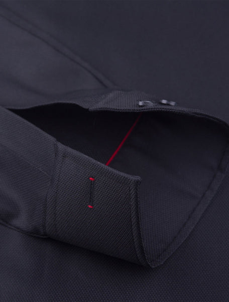 BLACK EGYPTIAN COTTON SHIRT