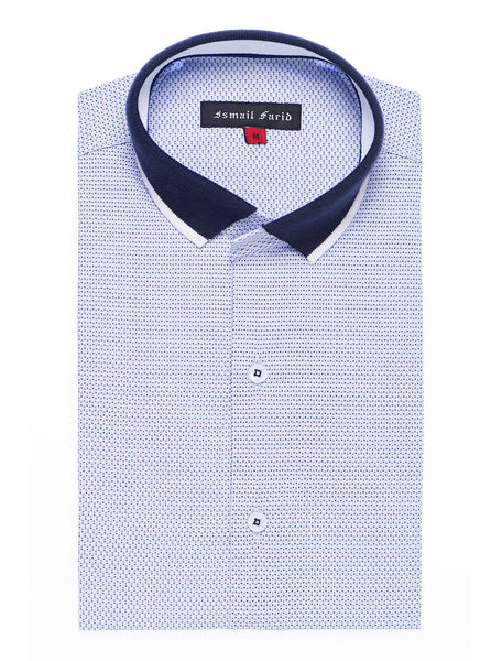 BLUE PIN DOT PRINTED