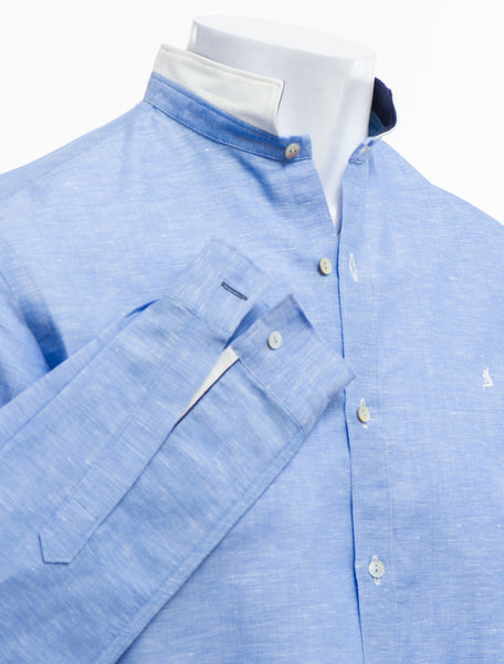 MEDIUM-BLUE LINEN