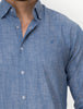 BLUE LINEN SHIRT