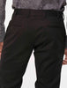 SOLID BLACK COTTON CHINOS