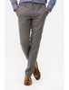 GREY PLAID TEXTURED PANT