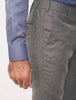 GREY PLAID TEXTURED PANT