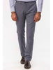 BLUE TEXTURED PANTS