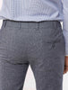 BLUE TEXTURED PANTS