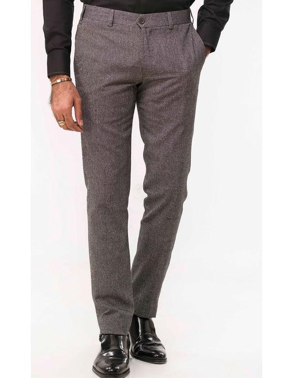 GREY TEXTURED PANT