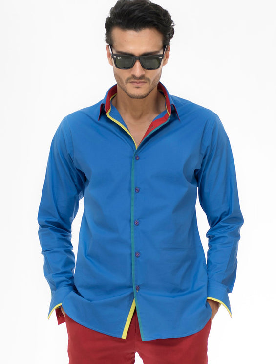 BLUE SPORT SHIRT